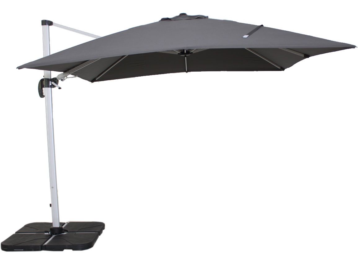 Roman LUX aurinkovarjo 3x3m, harmaa