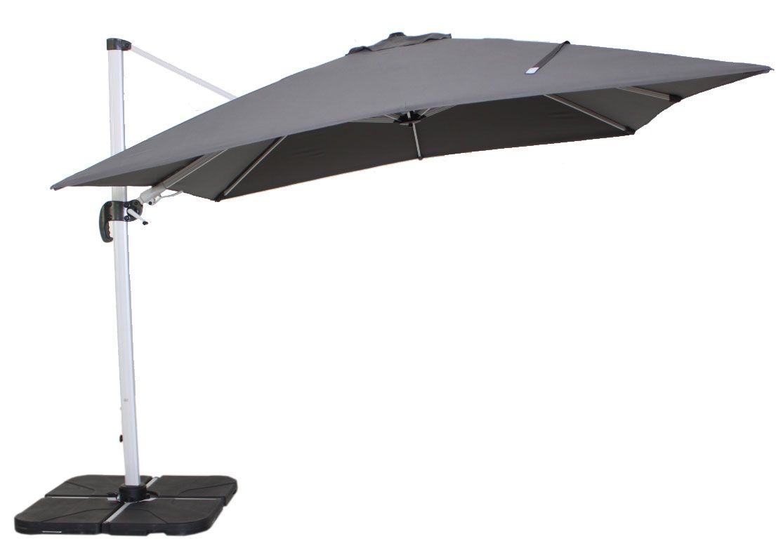 Roman LUX aurinkovarjo 3x3m, harmaa