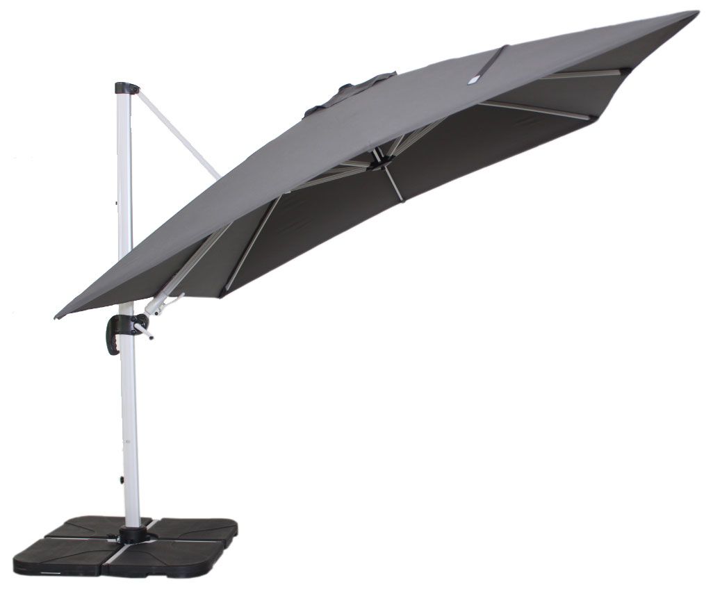 Roman LUX aurinkovarjo 3x3m, harmaa