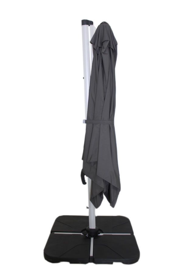 Roman aurinkovarjo 2,5 x 2,5m, valkoinen