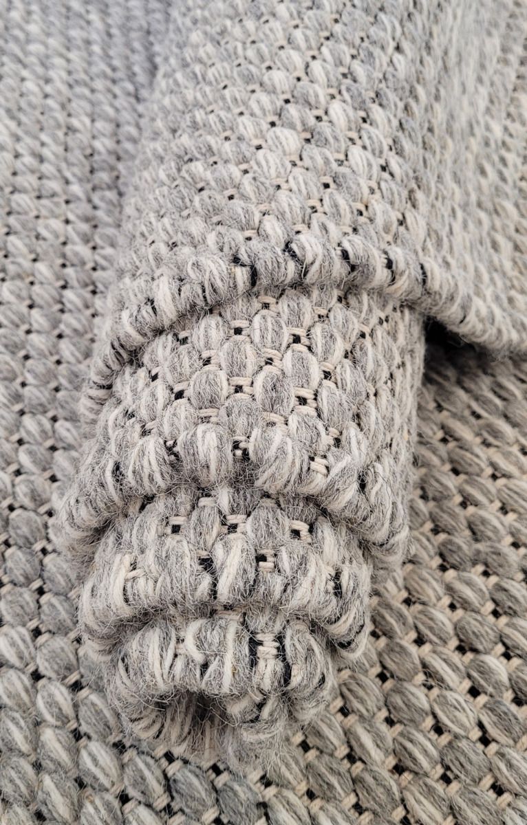 Madeleine villamatto, harmaa, eri kokoja