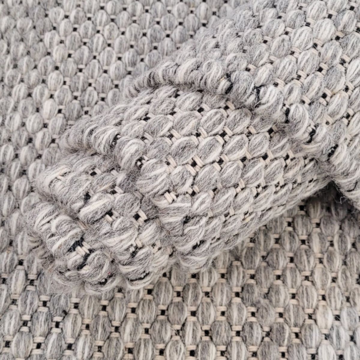 Madeleine villamatto, harmaa, eri kokoja