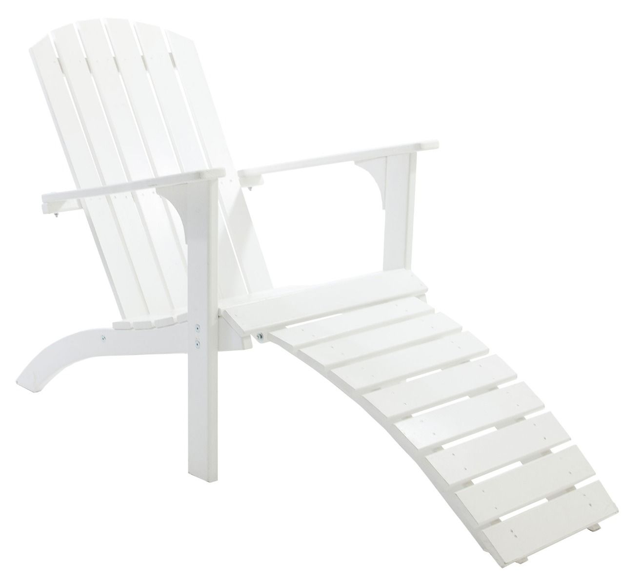 Adirondack tuoli valkoinen ulkokäyttöön