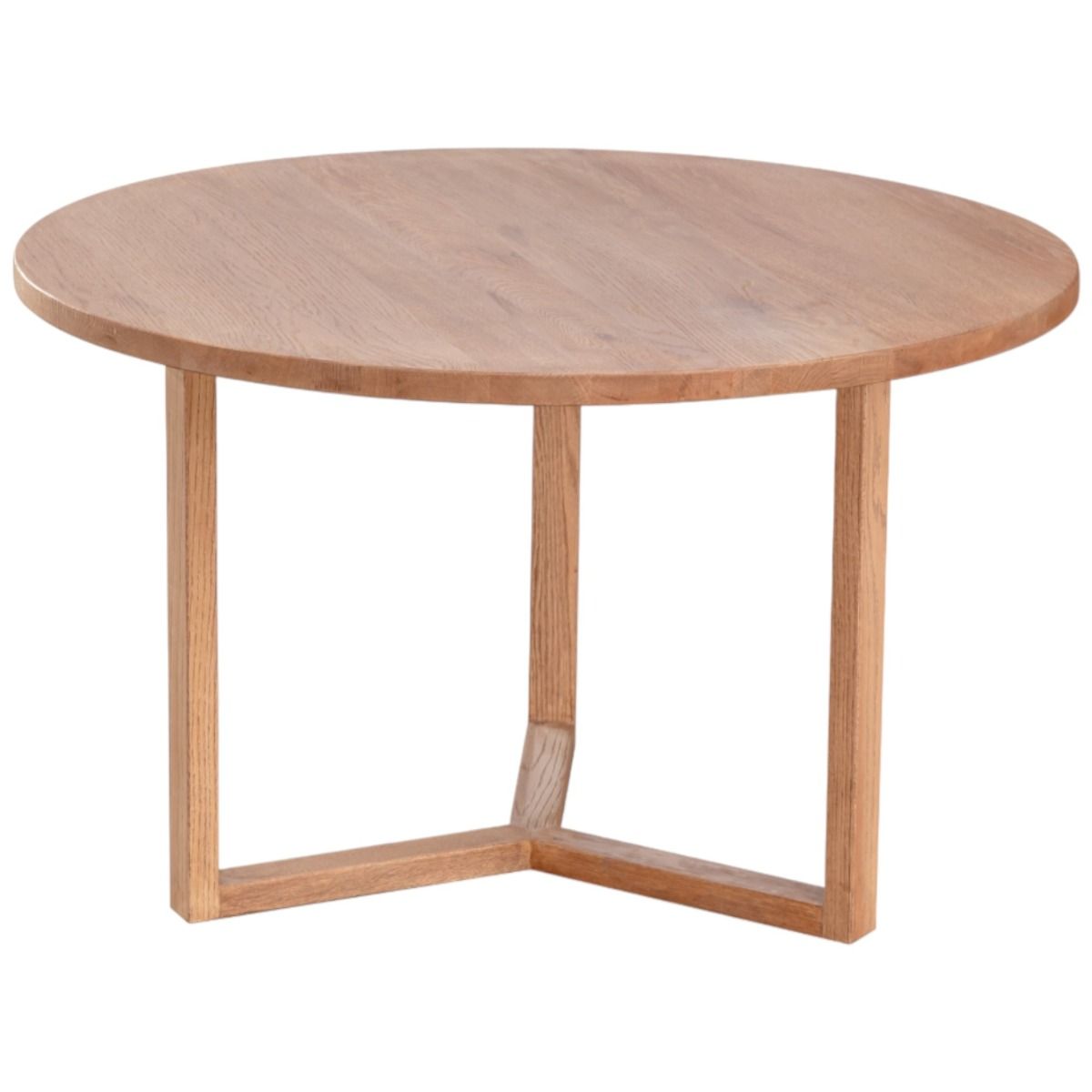 Maison pyöreä tammipöytä 120 cm, massiivitammea