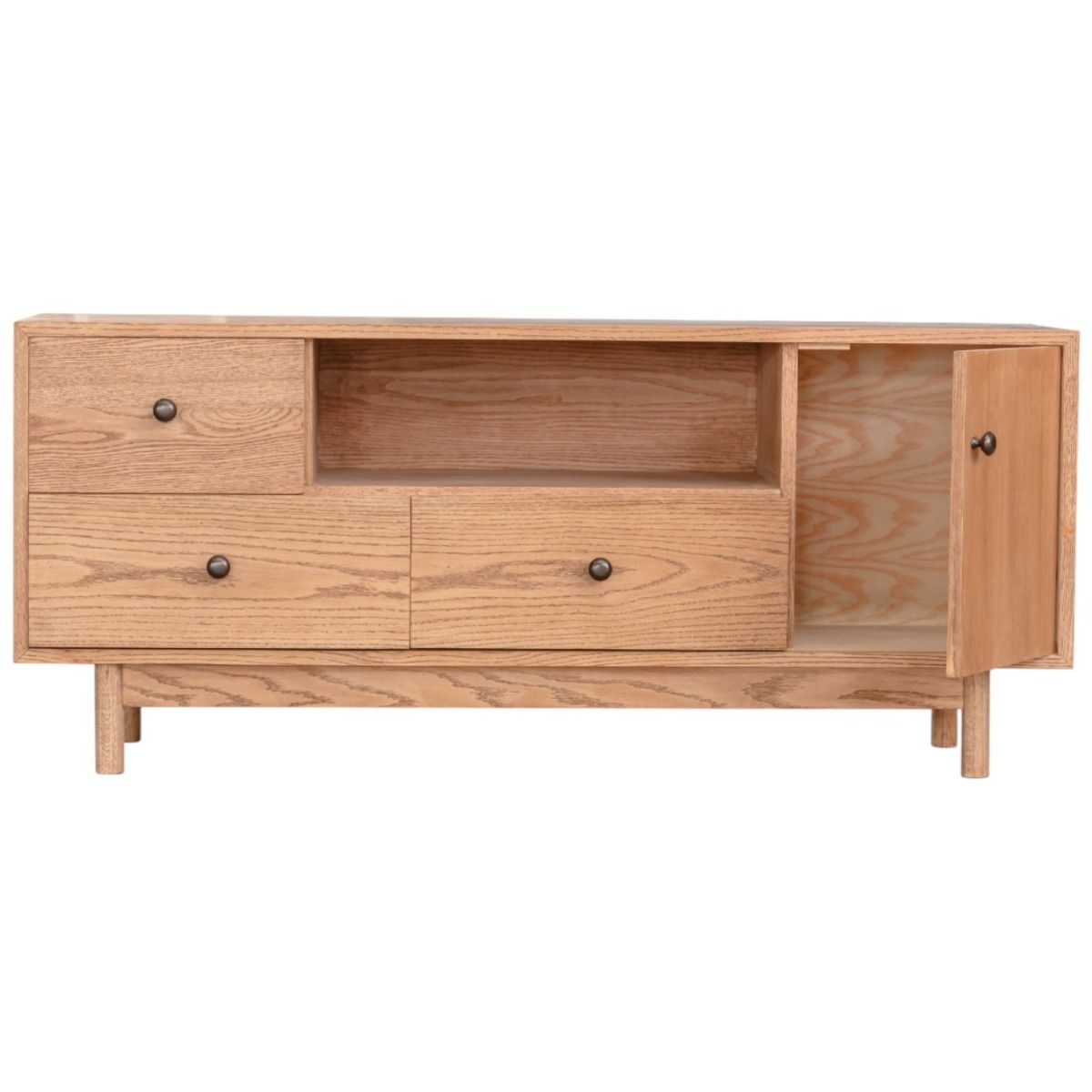 Maison TV-taso 140 cm, tammea