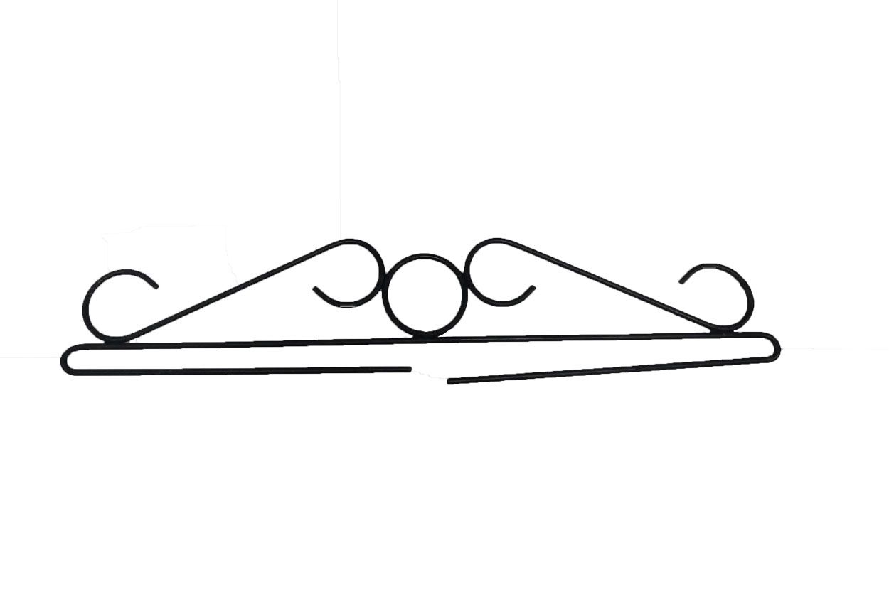 Makramee -pidike, metallia 41cm