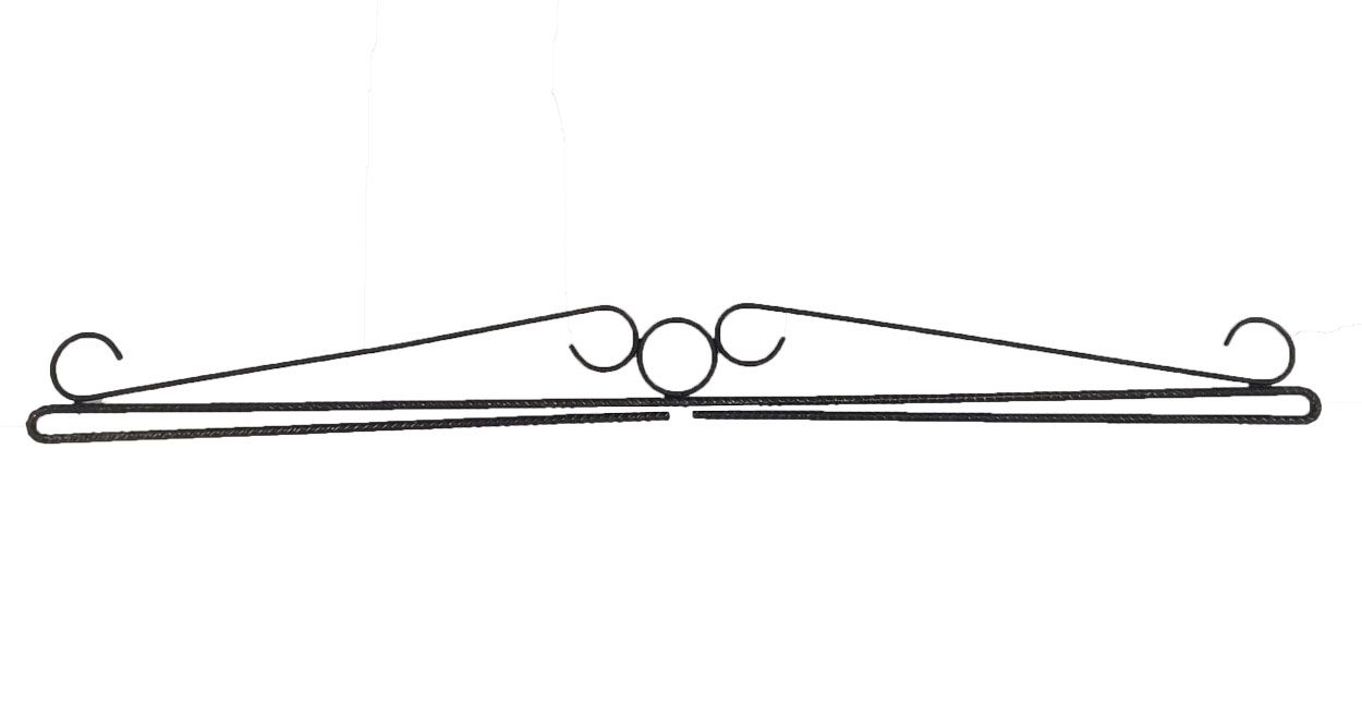 Makramee -pidike, metallia 81cm