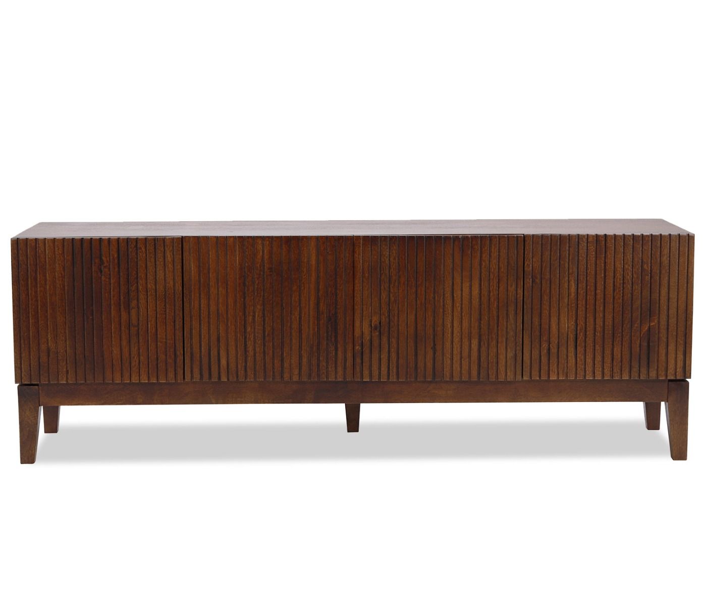 Ruskea Mango tv-taso uritetuilla ovilla