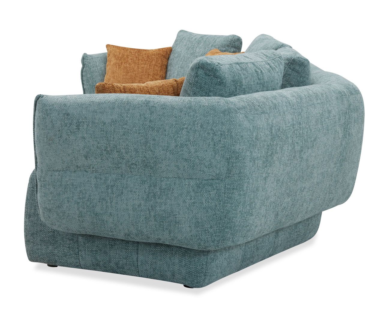 Manhattan 3+3 kaareva sohva turkoosi