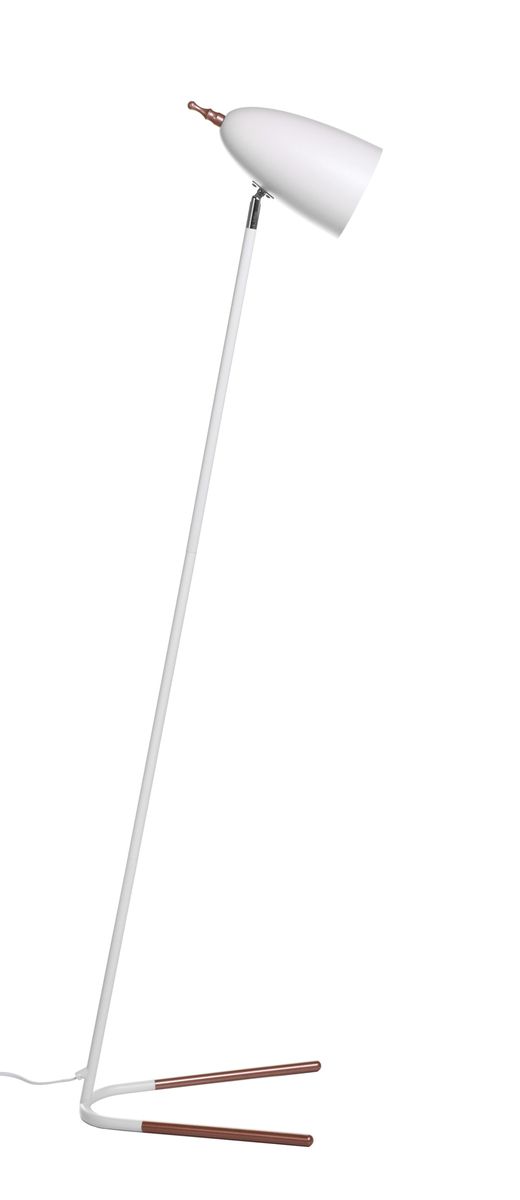 Mark valkoinen lattiavalaisin