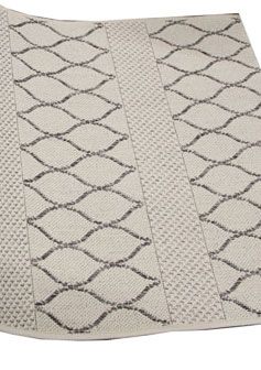 Marokko käytävämatto 80cm lev, luonnonvalkoinen