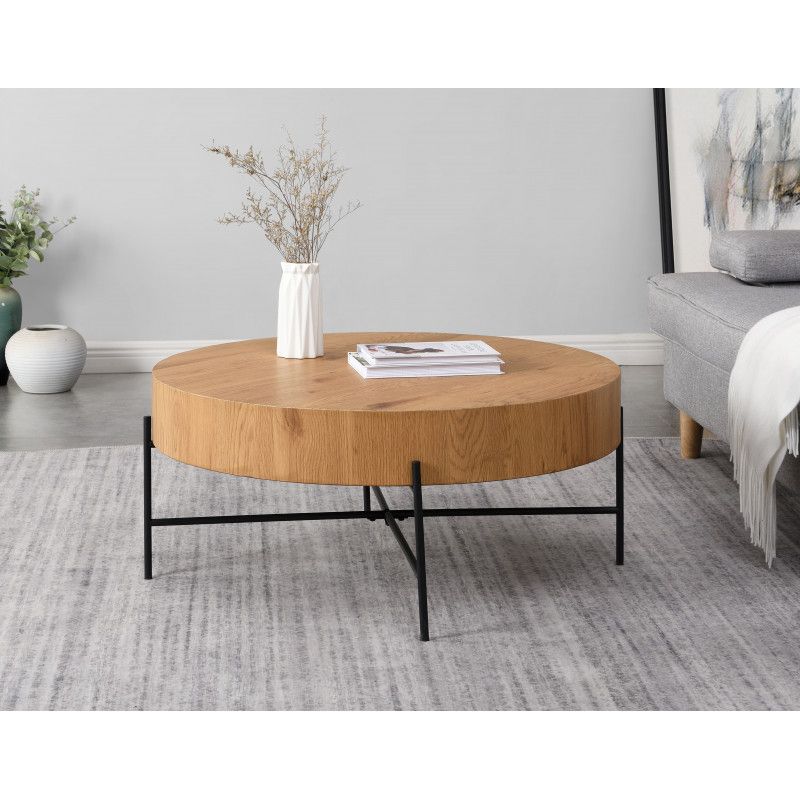 Mason Sohvapöytä, tammi/musta