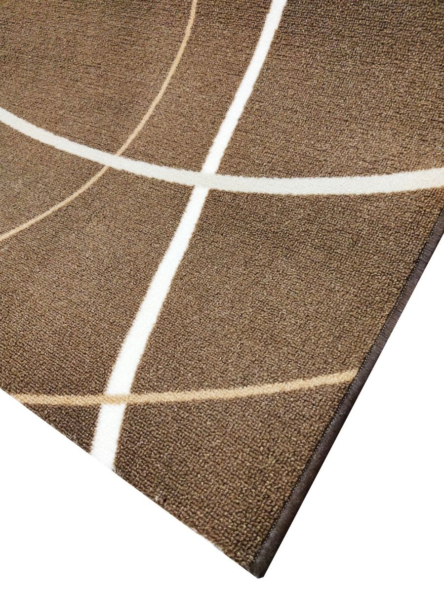 Aalto käytävämatto, ruskea, 80cm