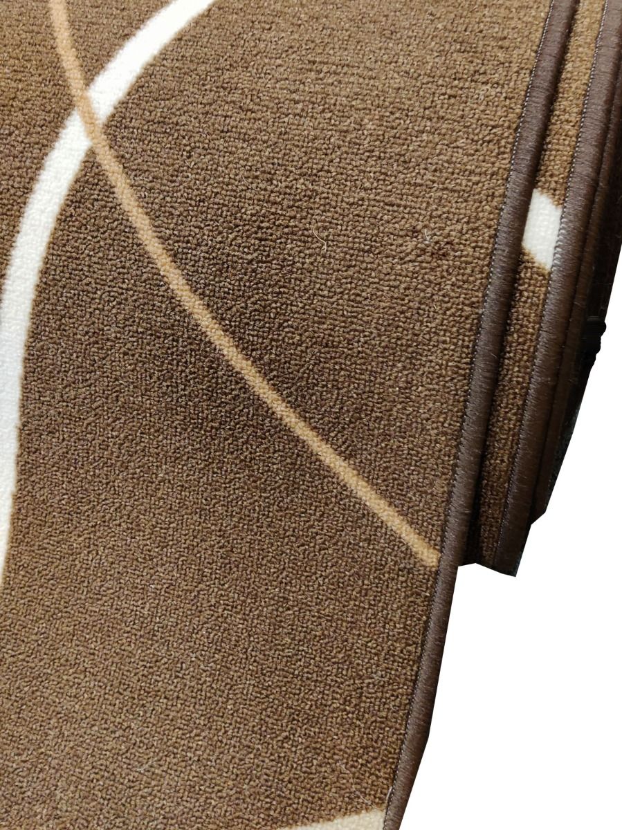 Aalto käytävämatto, ruskea, 80cm