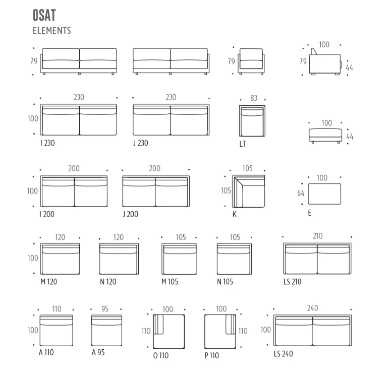 Interface Maxim moduulisohva