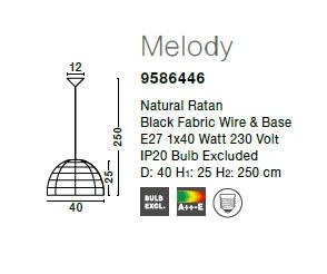 Melody rottinkivalaisin 446