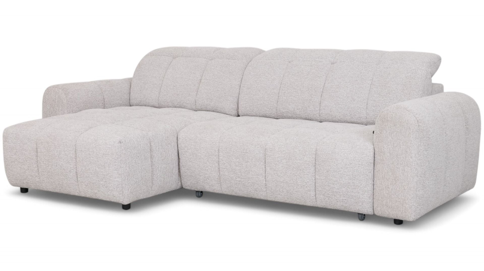 Milano divaanisohva mekanismilla vaaleanharmaa