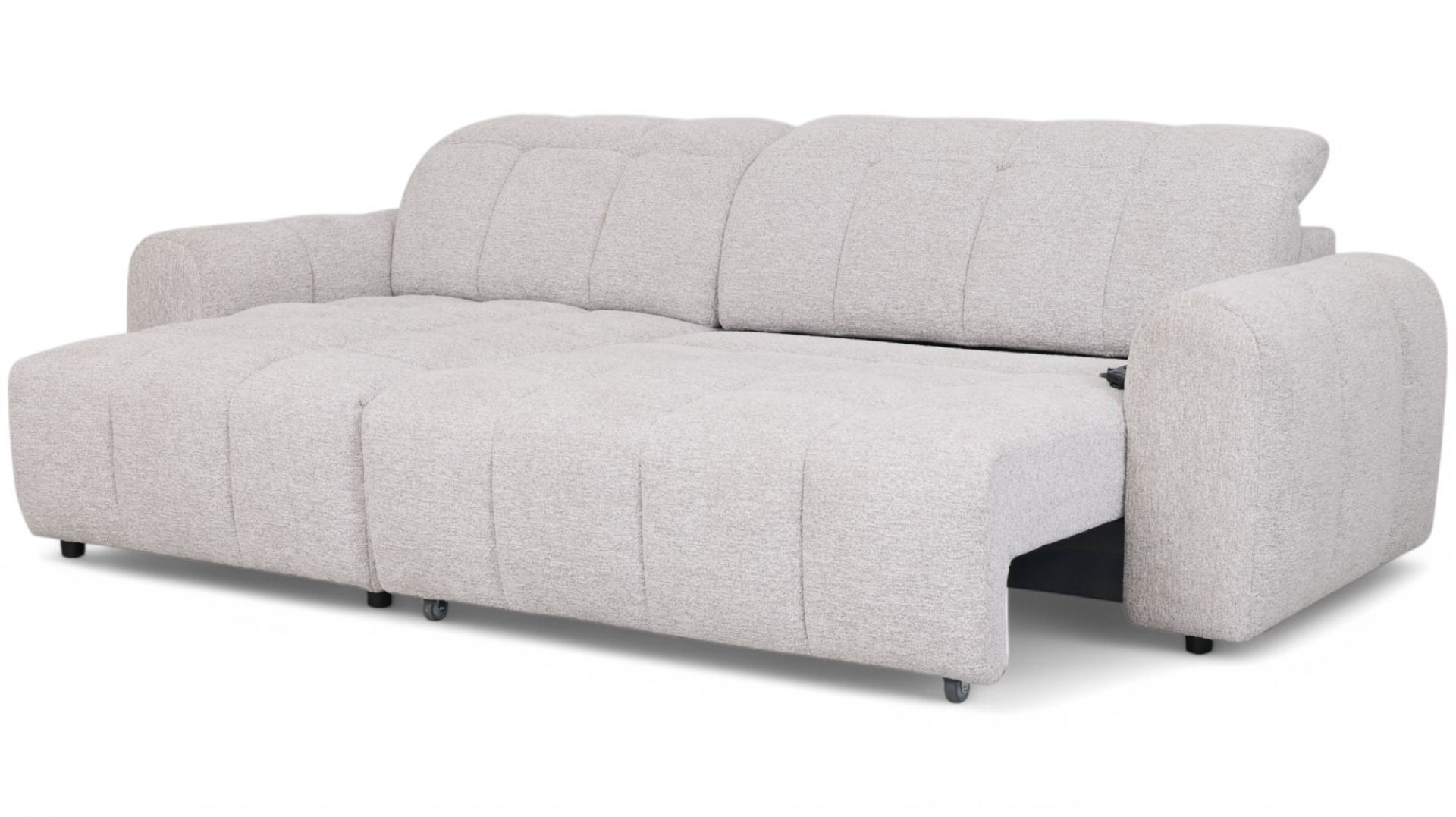 Milano divaanisohva mekanismilla vaaleanharmaa