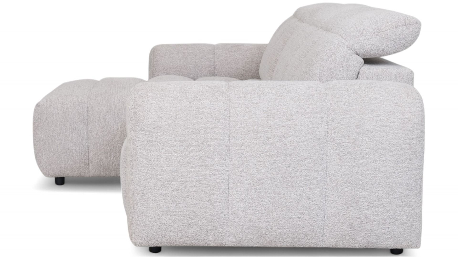 Milano divaanisohva mekanismilla vaaleanharmaa