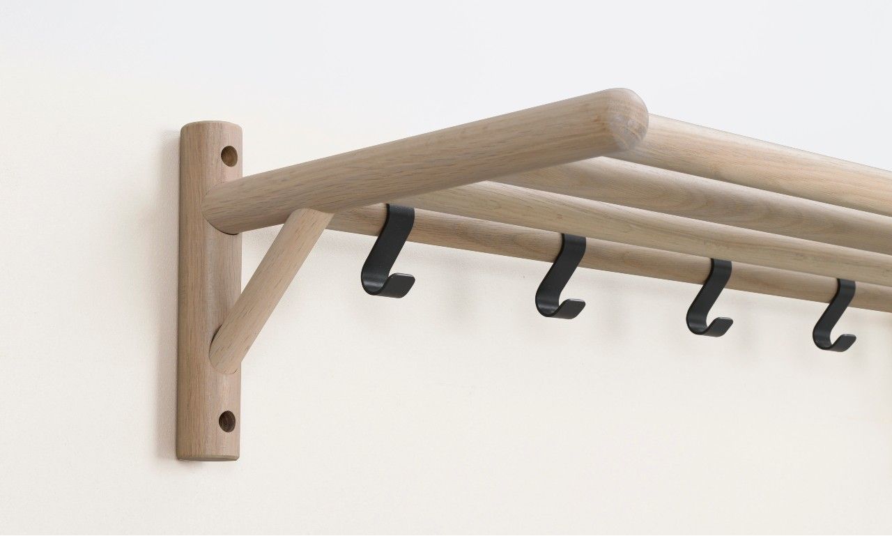 Rowico Milford hattuhylly, valkopesty tammi