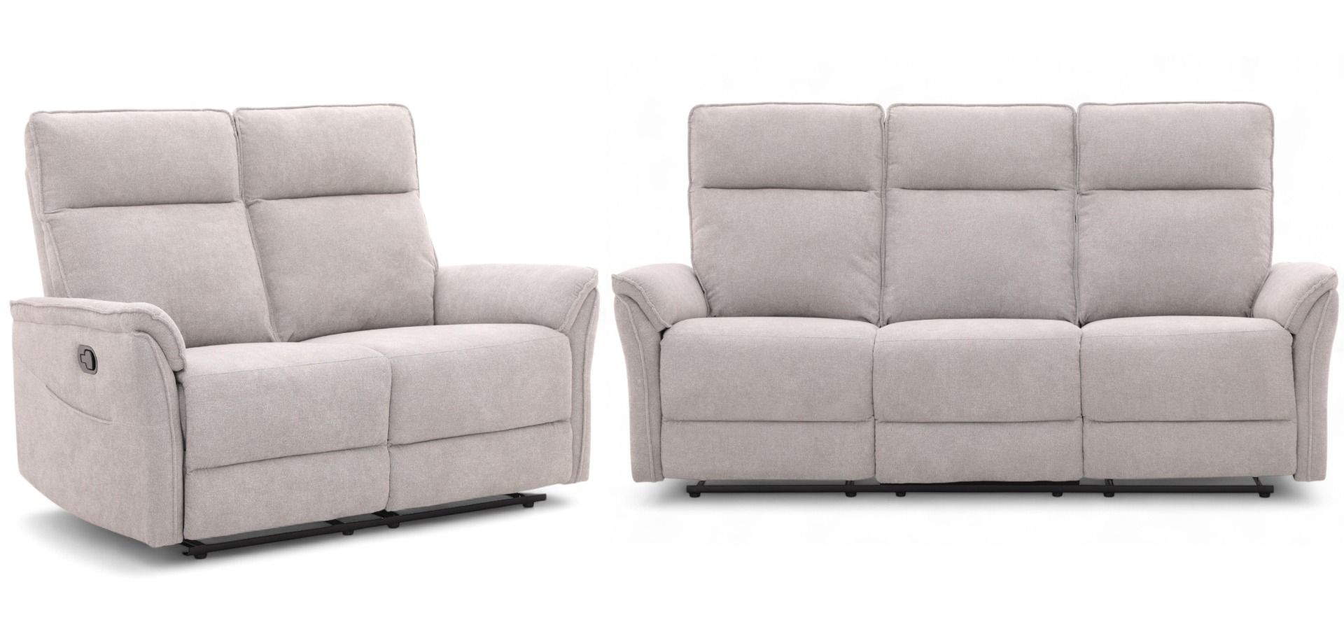 Milos 3+2 sohvakalusto mekanismeillä, vaaleanharmaa