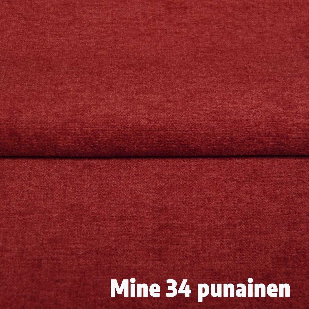 Domingo 3-ist muhkea sohva 222cm, eri värejä