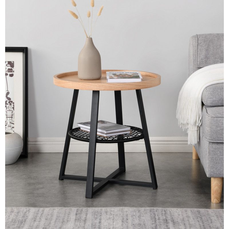 Mode sohvapöytä ø50 cm, tammi