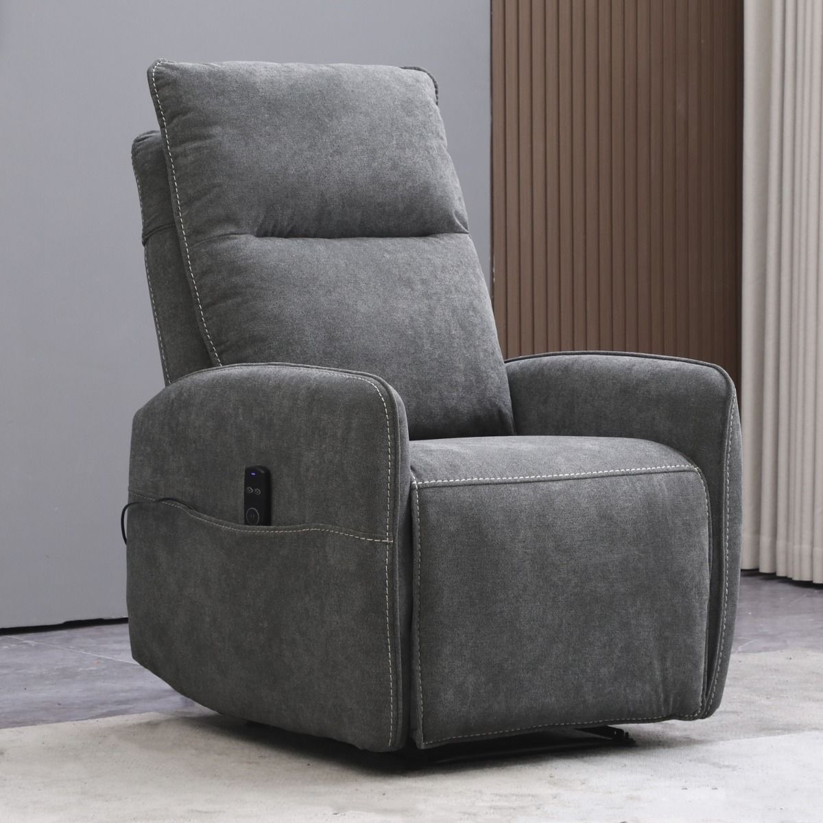 Hierontatuoli harmaa Mondo Touch sähkötoiminen