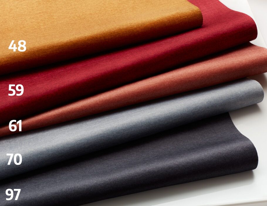 Howard samettisohva 3-istuttava, eri värejä