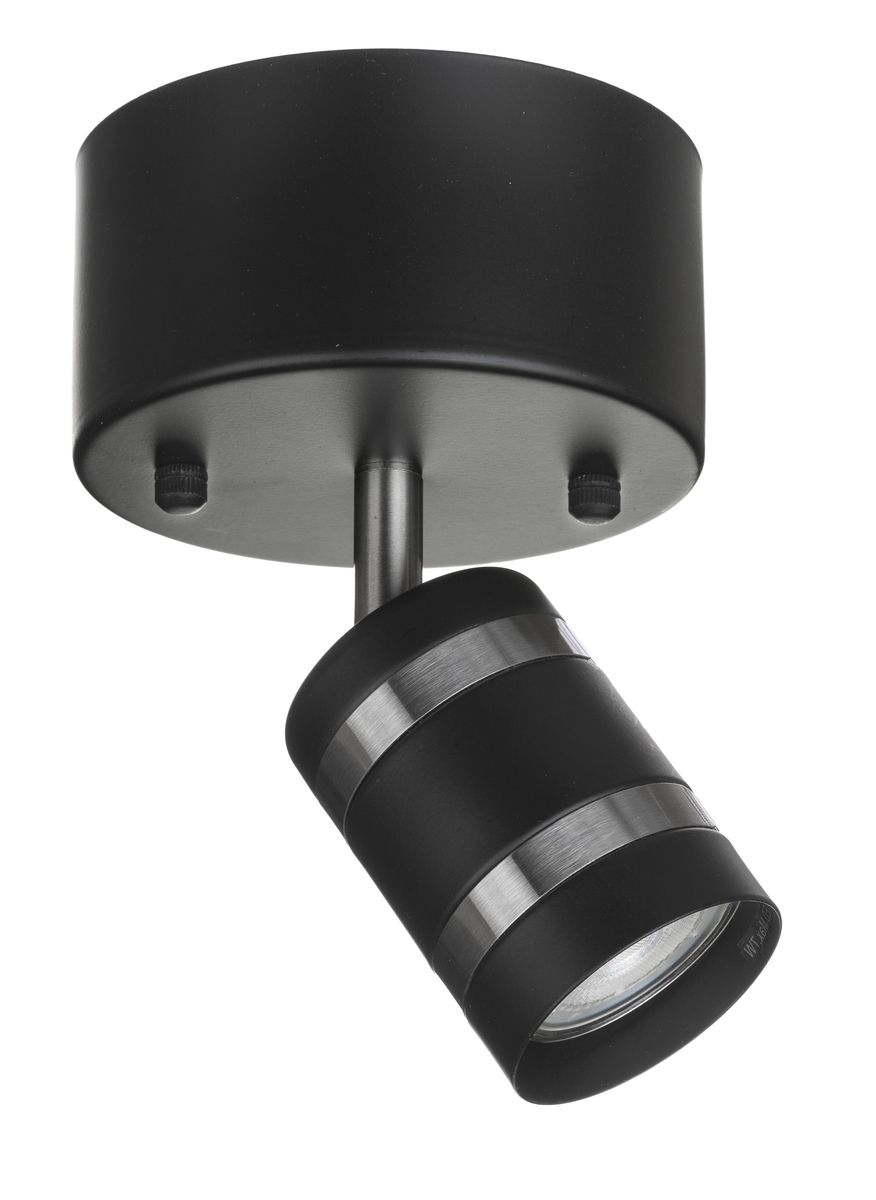 Mons-1 on tyylikäs mattamusta spottivalaisin, jota täydentävät hienostuneet satiiniset yksityiskohdat rungossa. 