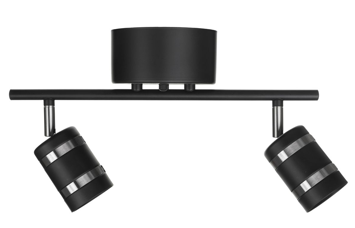 Mons-2 on tyylikäs mattamusta spottivalaisin, jota täydentävät hienostuneet satiiniset yksityiskohdat rungossa. 