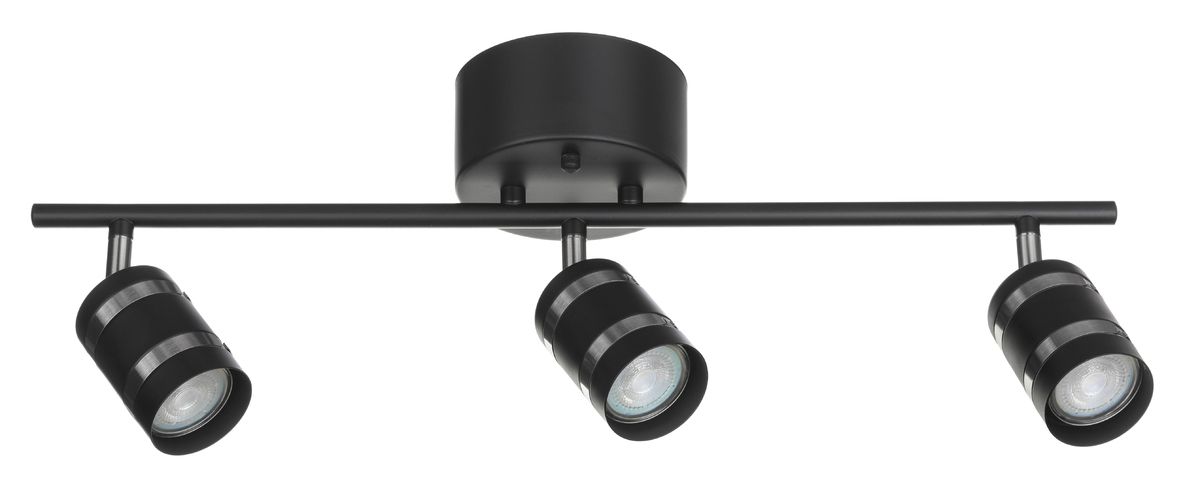 Mons-3 on tyylikäs mattamusta spottivalaisin, jota täydentävät hienostuneet satiiniset yksityiskohdat rungossa.