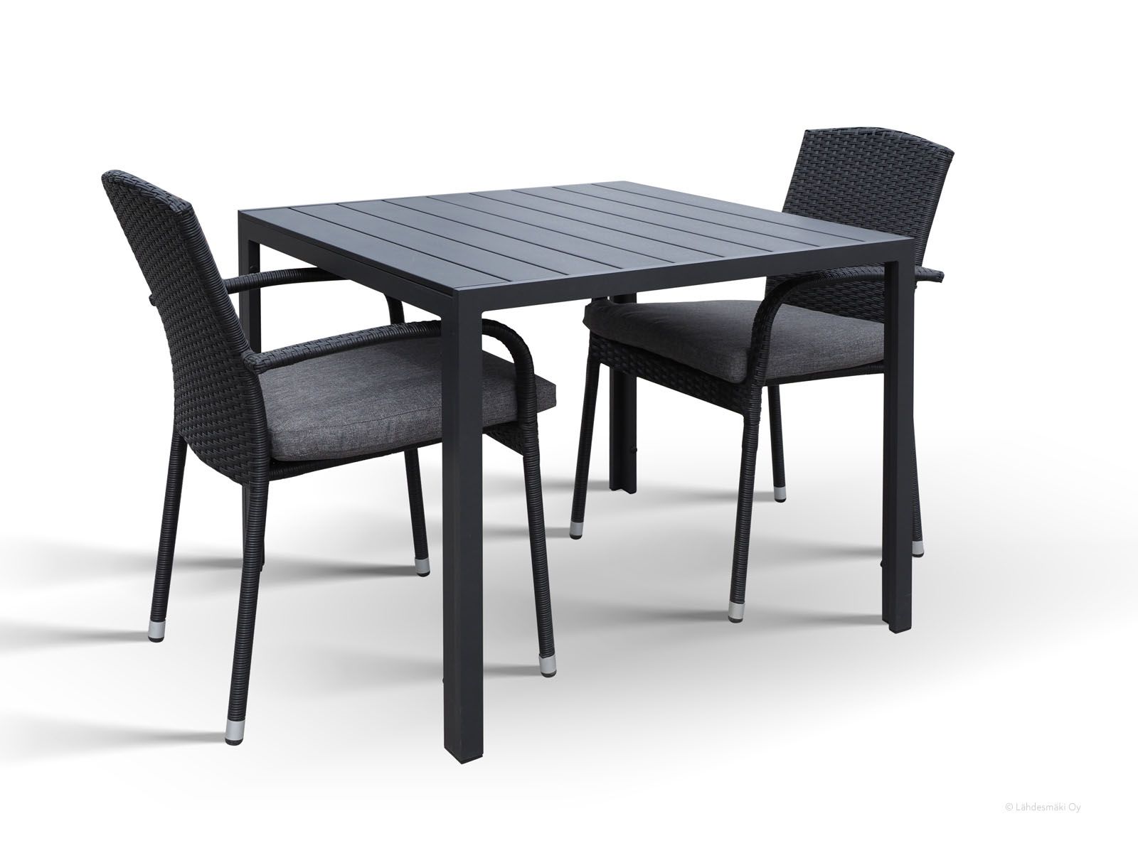 Moonlight terassipöytä 90x90cm, alumiini