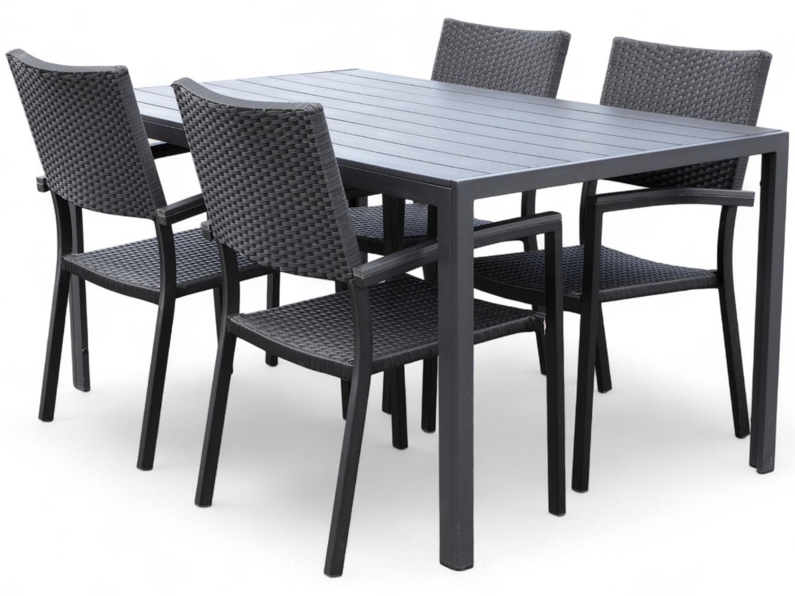 Moonlight terassipöytä + 4 Samba tuolia