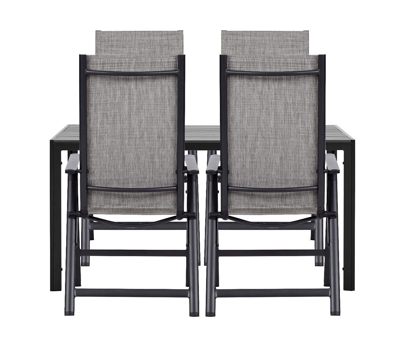 Moonlight terassipöytä + 4 Rico tuolia