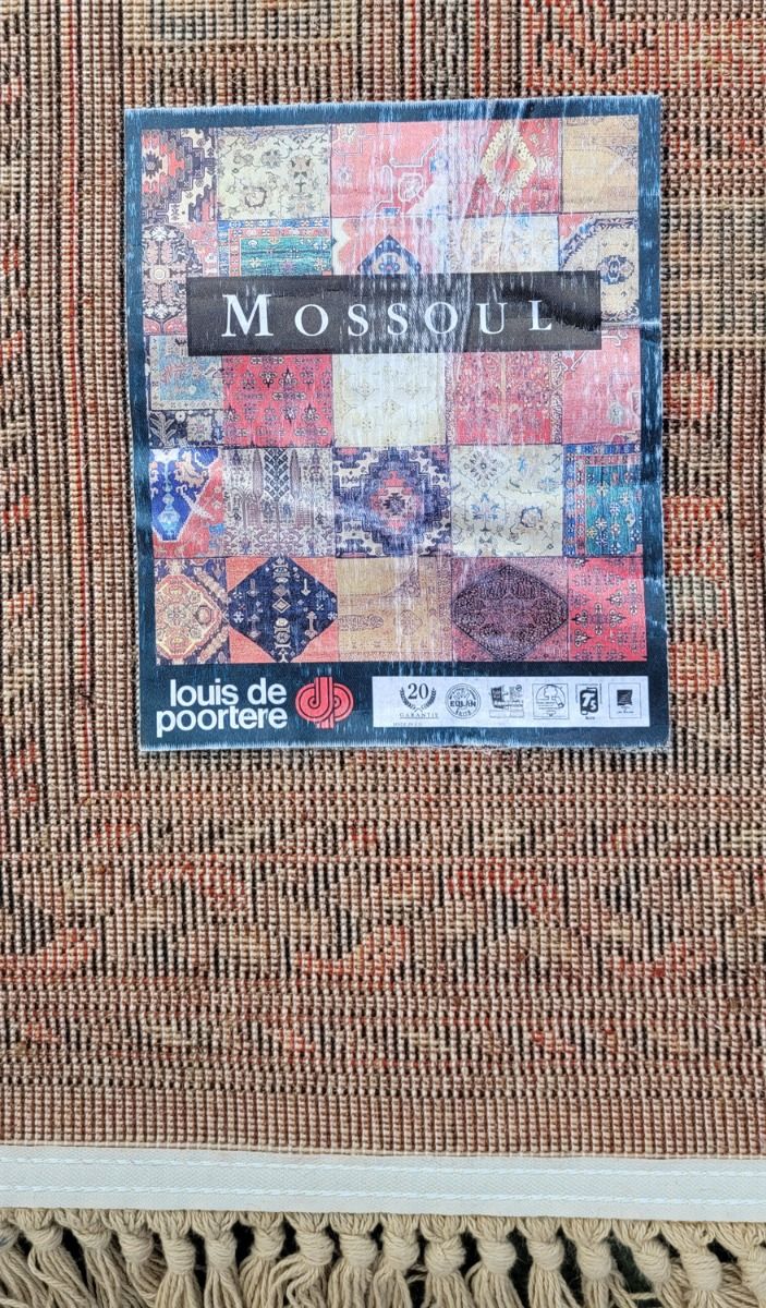 Mossoul villamatto, punertava, 366x550 cm