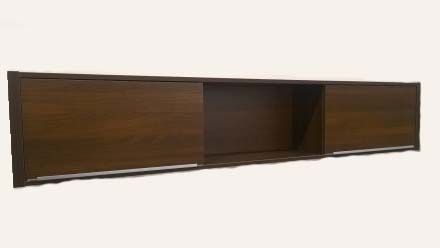 Move seinäkaappi 172cm, pähkinä