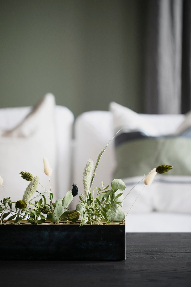 Rowico Brooklyn ruokapöytä 220x95cm, savutammi/musta X-jalat