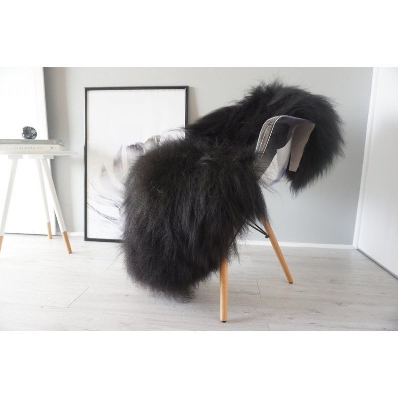 Musta pidempi 100-110 cm lampaantalja, Icelandic, pitkä karva