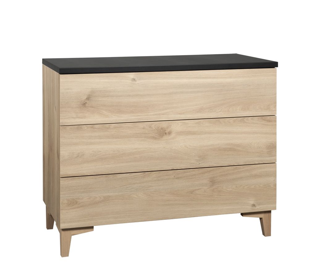 Hiipakka Niklas lipasto 100 cm, laatikoilla