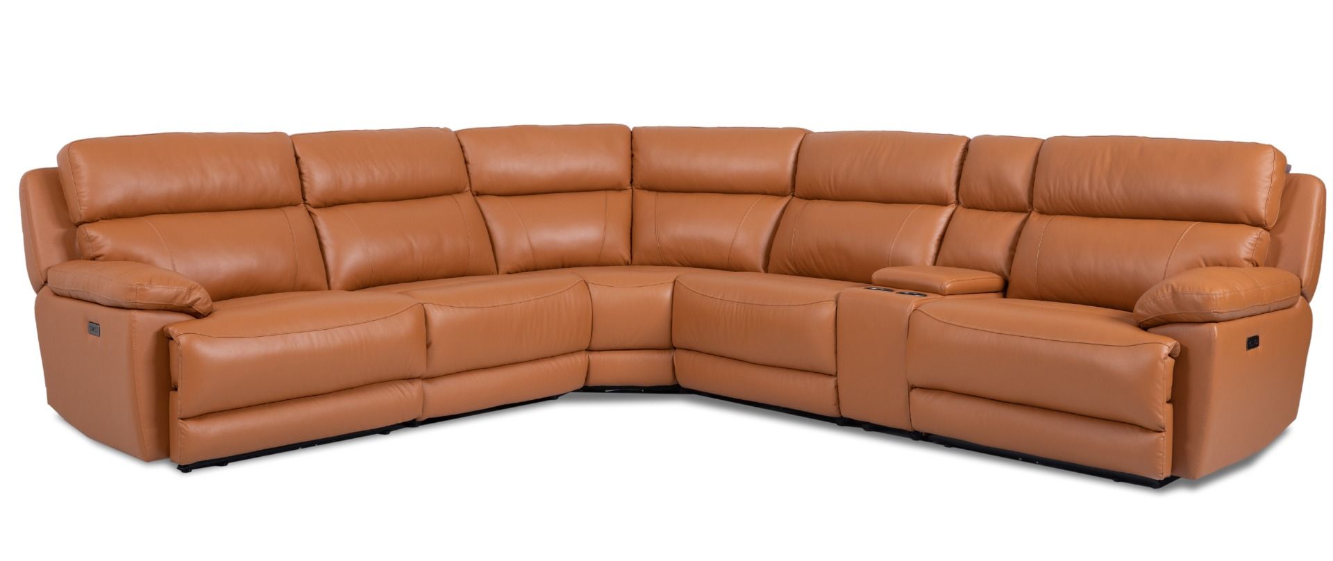 Naava kulmasohva sähkömekanismilla, ruskea