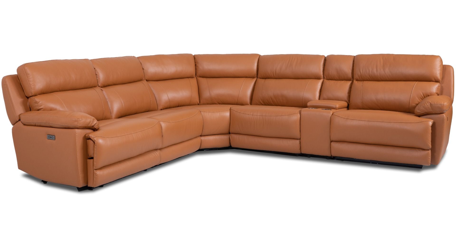 Naava kulmasohva sähkömekanismilla, ruskea