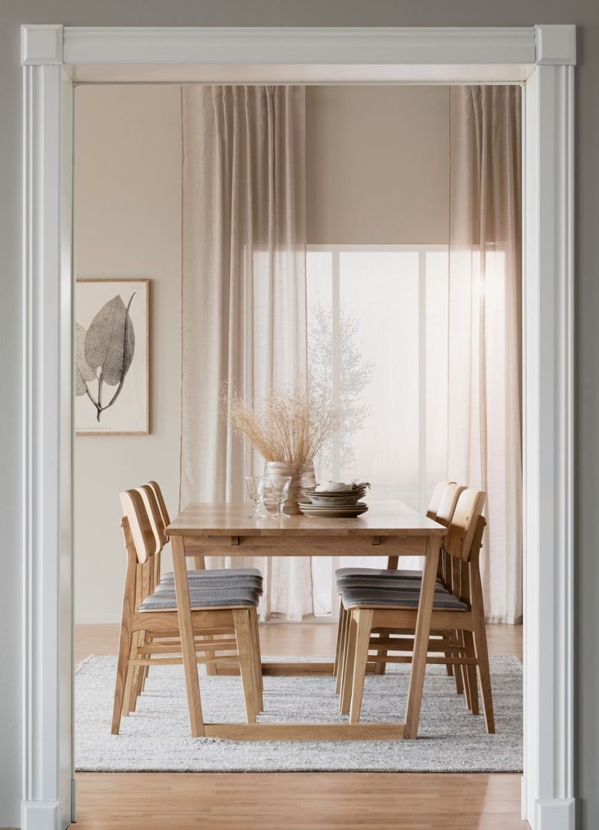 Rowico Colonsay ruokapöytä 96x215cm, tammi