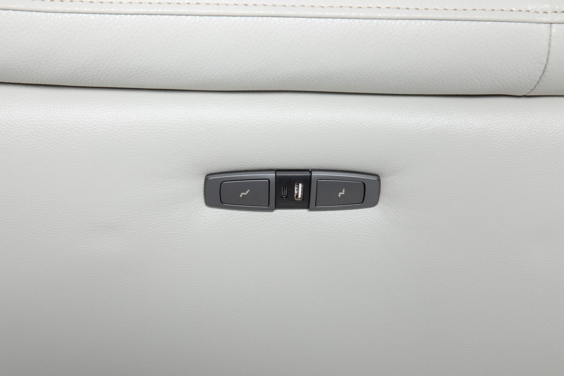 Napue Luxus kulmasohva mekanismeilla, taupe nahka