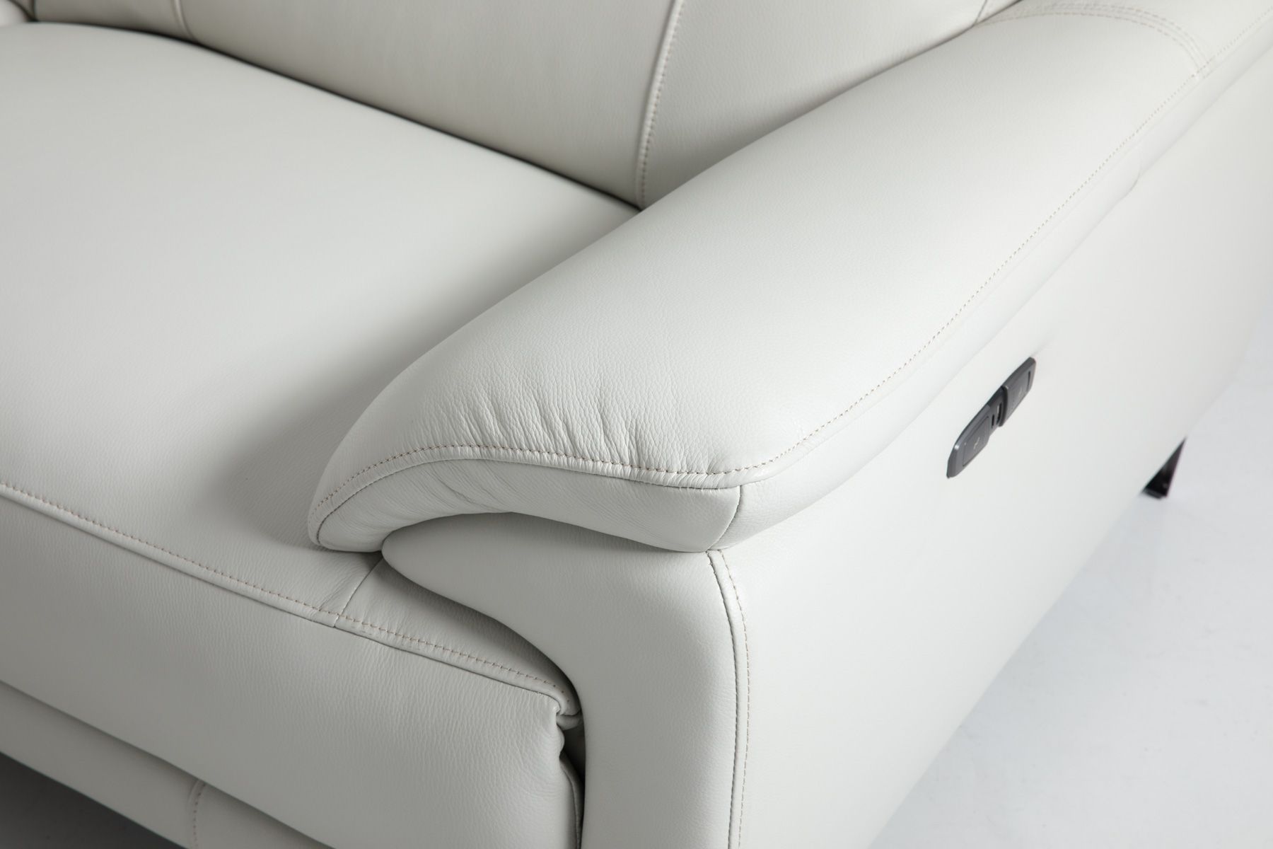 Napue Luxus kulmasohva mekanismeilla, taupe nahka