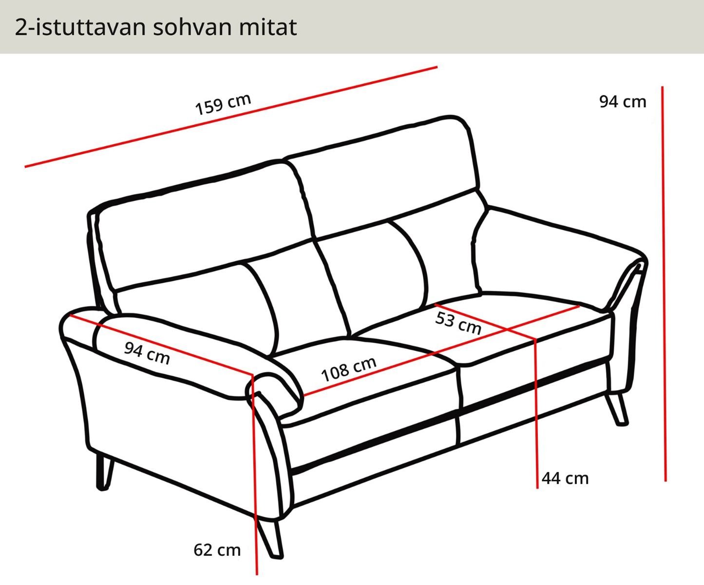 Napoli sohvakalusto 3+2, musta nahka