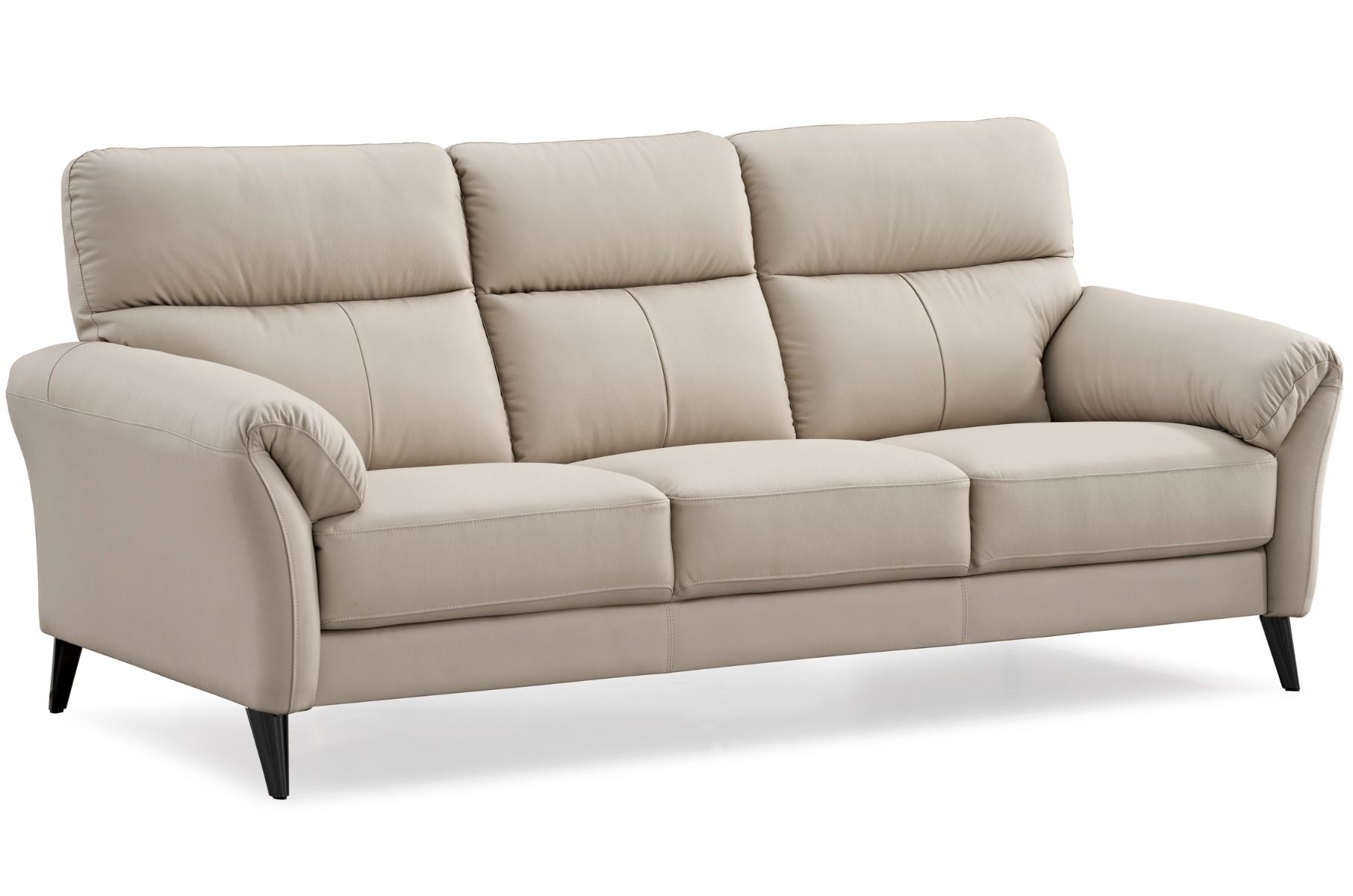 Napoli sohvakalusto 3+2, taupe nahka