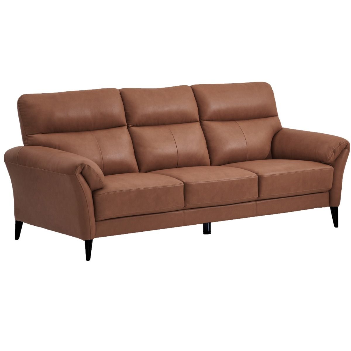 Napoli sohvakalusto 3+2, ruskea nahka