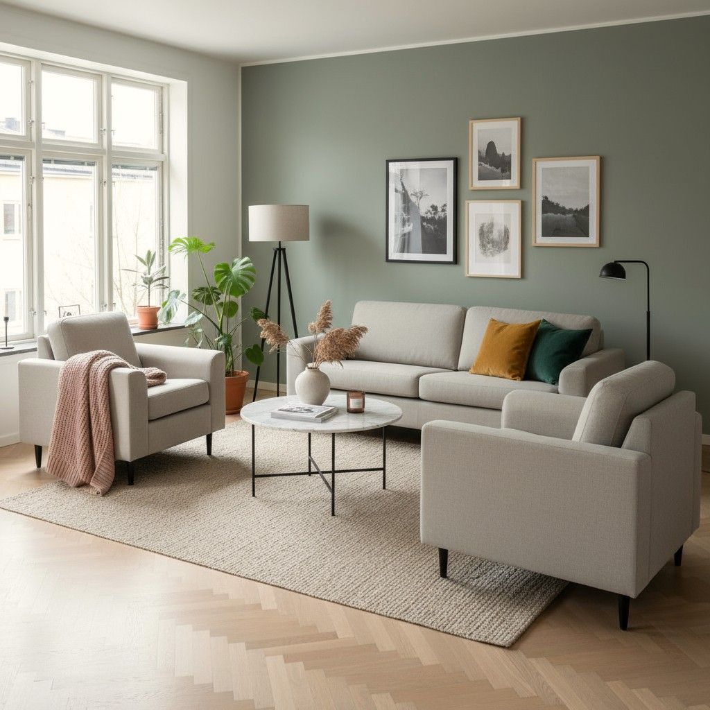 Napue 3+1+1 sohvakalusto beige