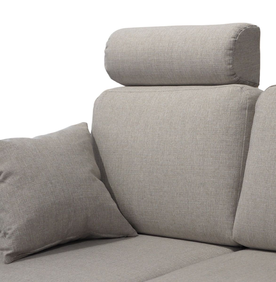 Beige niskatuki sohvaan